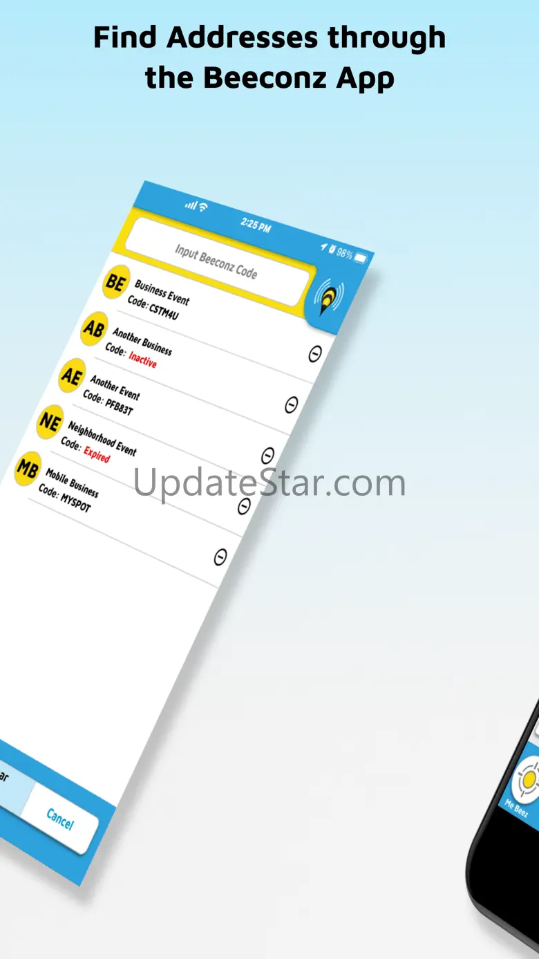 Beeconz: A Portable Address 4U 2.1