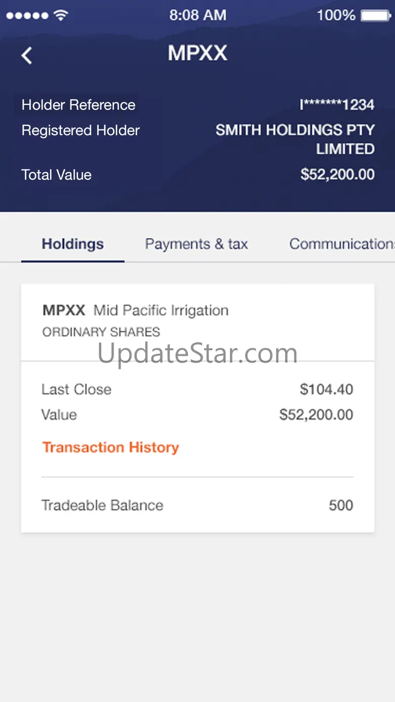 Investor Centre - MUFG CM 3.5.0