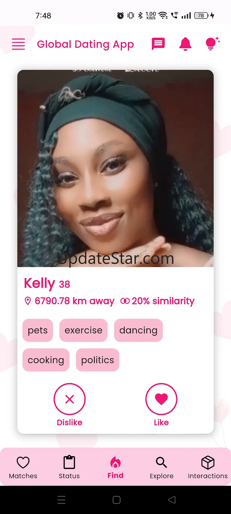 Global dating app 1.0.28