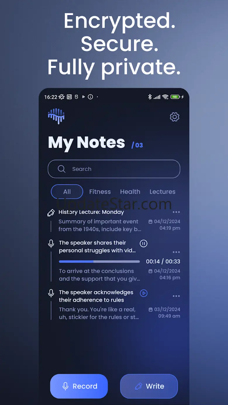 Braindump: Voice Memos & Notes 1.5.9