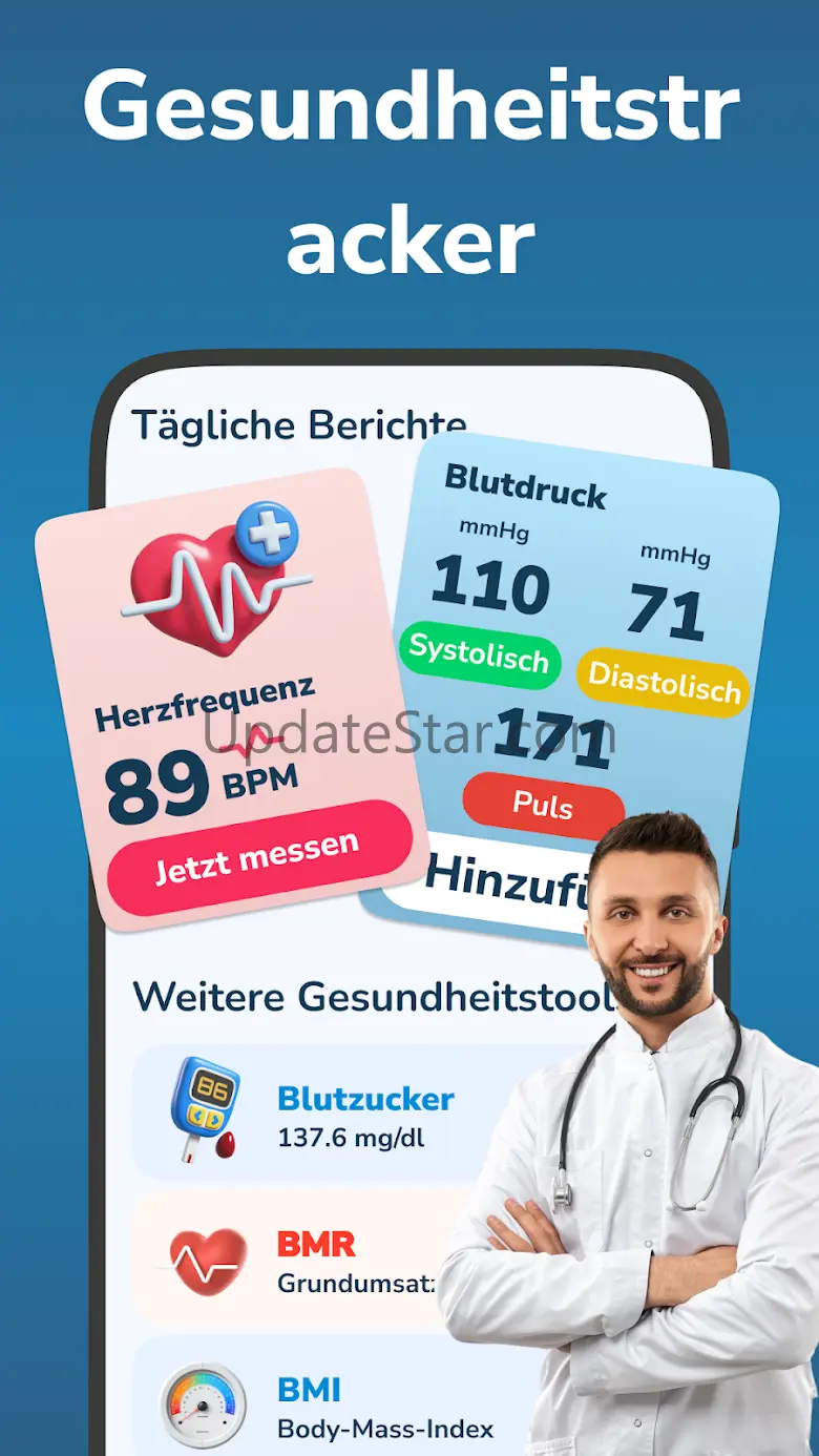 Blutdruck Tagebuch Deutsch 2.2