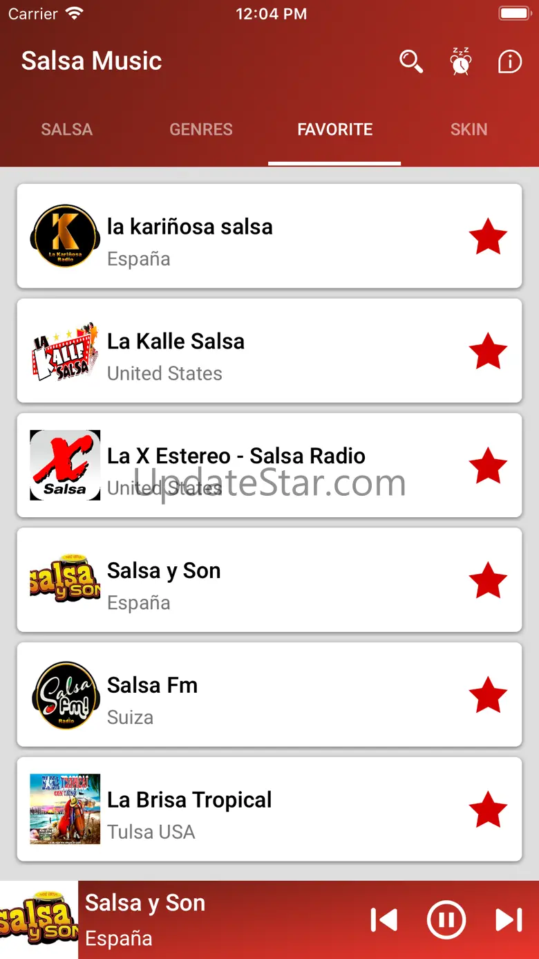 Salsa Music Radio App 1.0