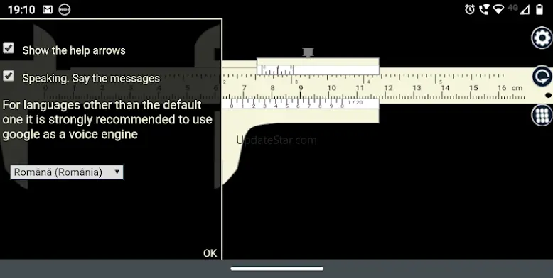 Metric vernier caliper 36.00.01