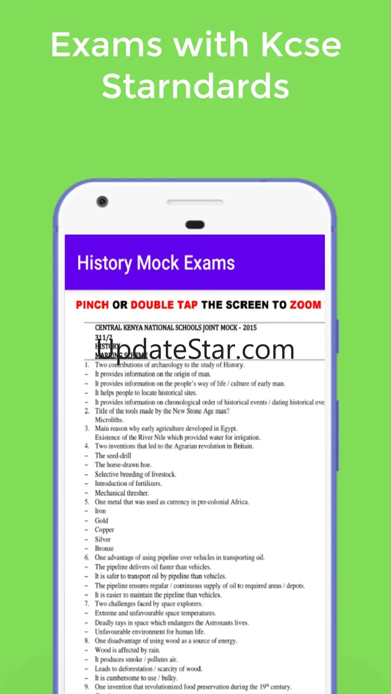 History Mock Exams + Answers 7.0