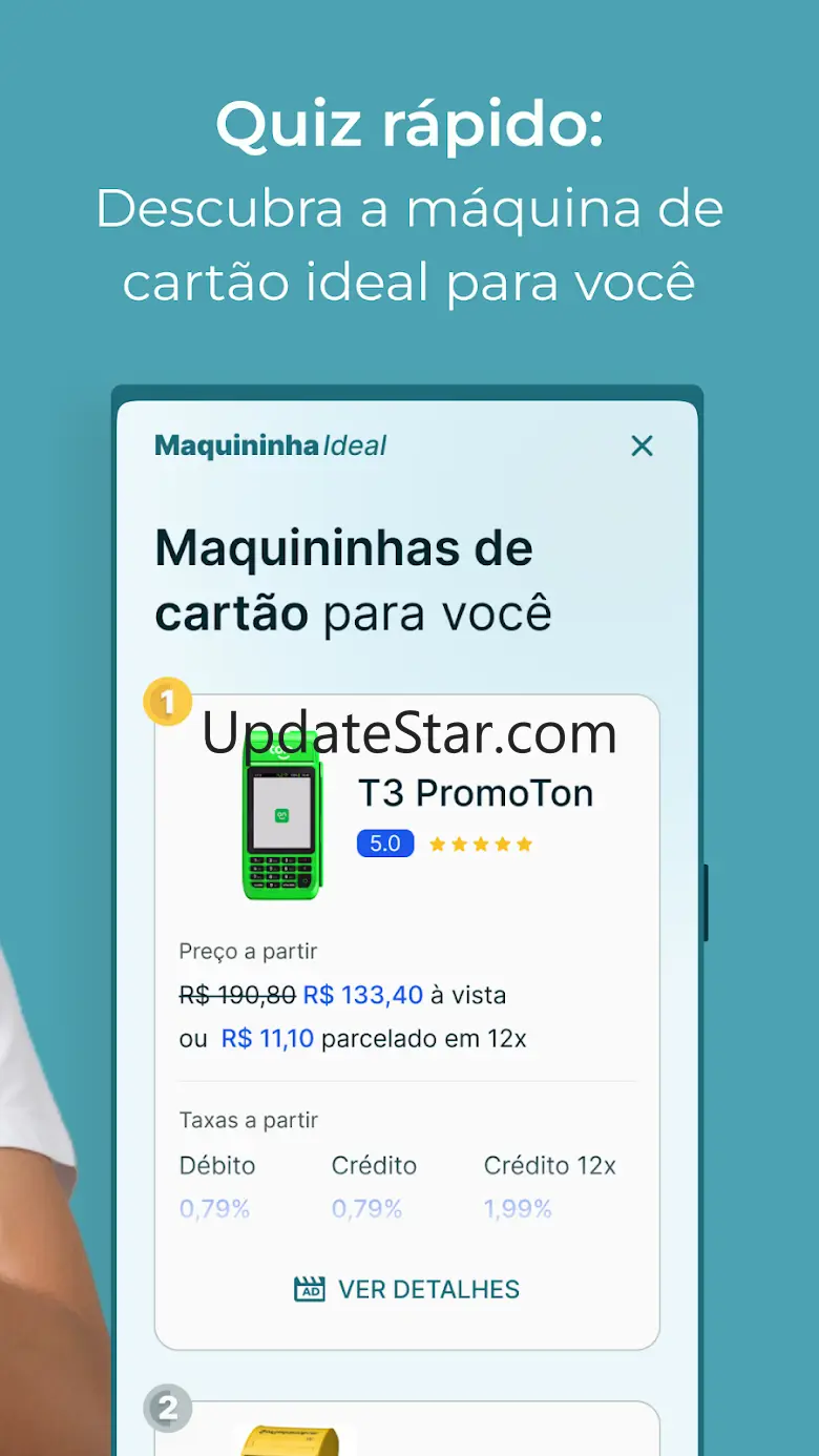 Maquininha: Compare Menor Taxa 1.2.41