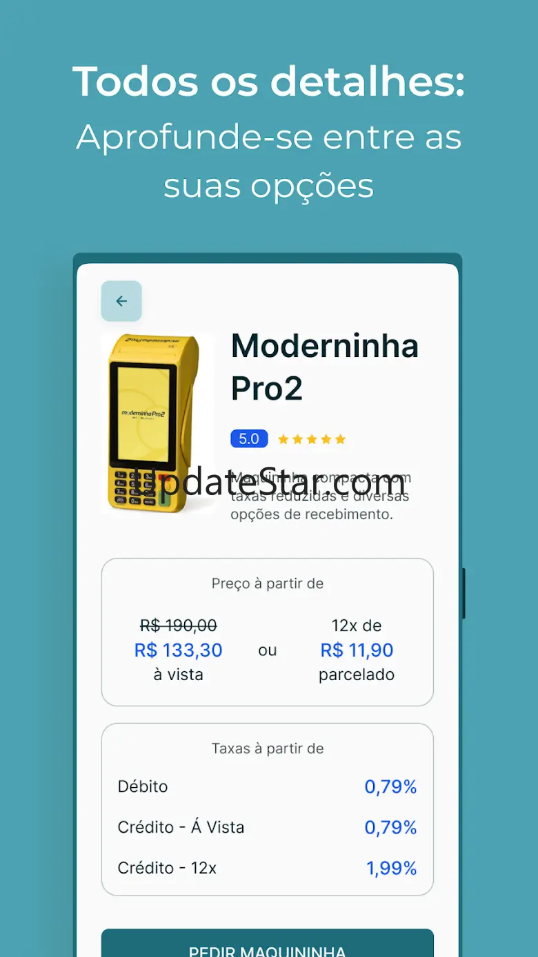 Maquininha: Compare Menor Taxa 1.2.41
