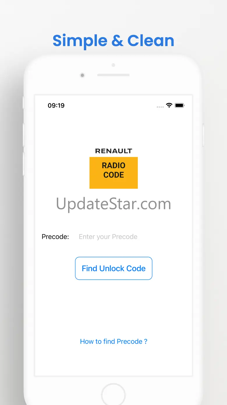 Car Radio Code - Rena 1.0.9