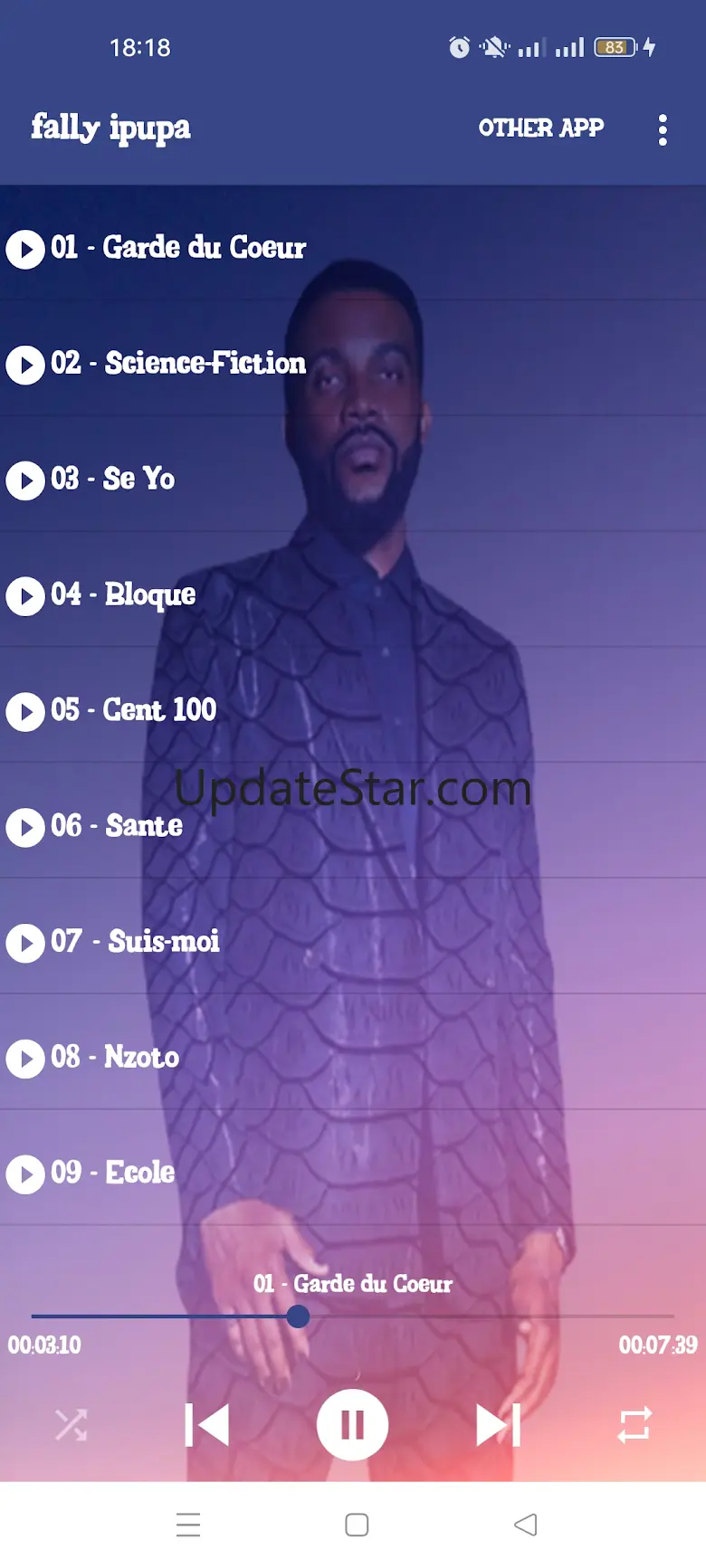 Songs Fally Ipupa offline 2.0