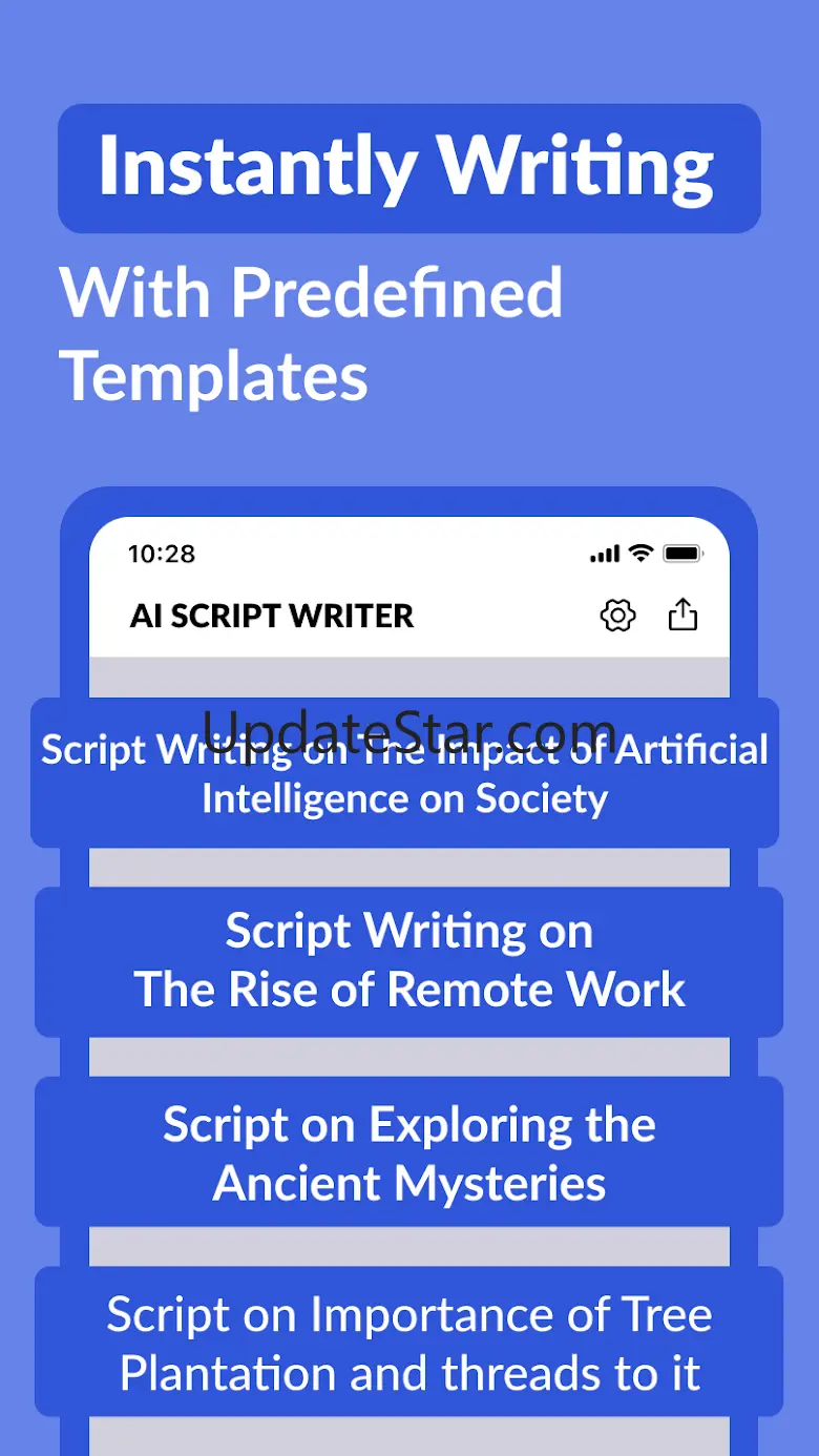 AI Script Writer, Generator 1.0.1