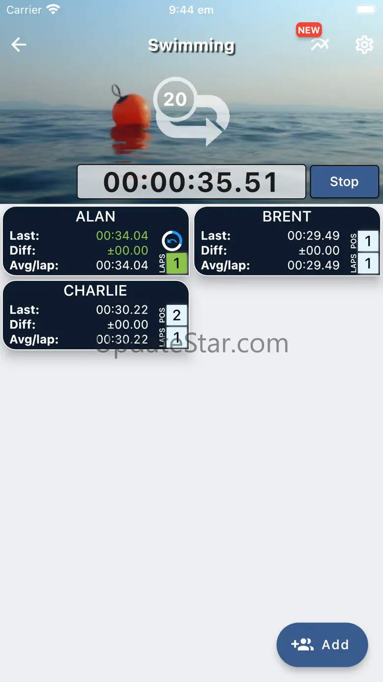Team lap timer 1.2.3