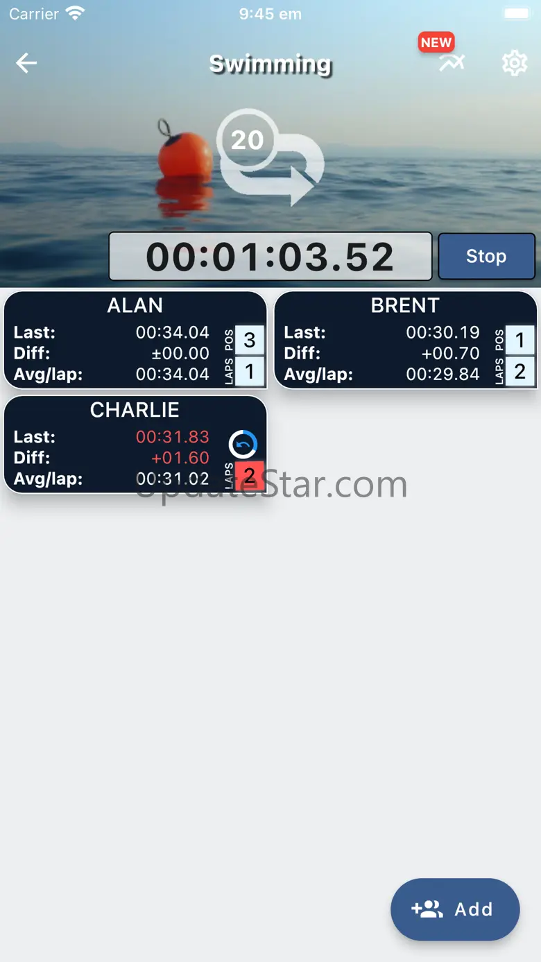 Team lap timer 1.2.3