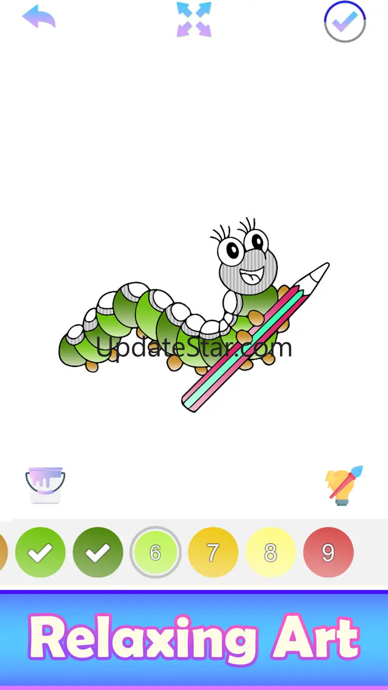 Gradient Color By Number Book 1.4