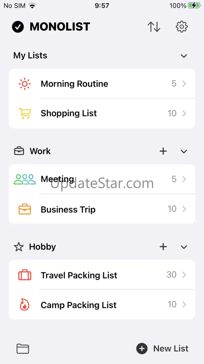 Repeat Checklist MONOLIST 1.2.1