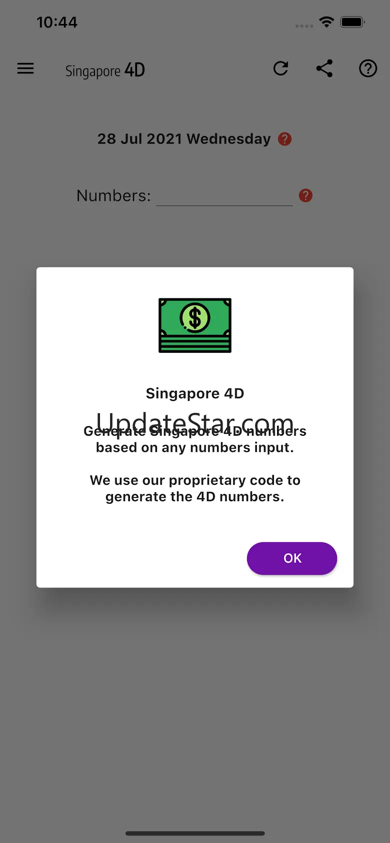 Singapore 4D Toto & Sweep 1.5.2