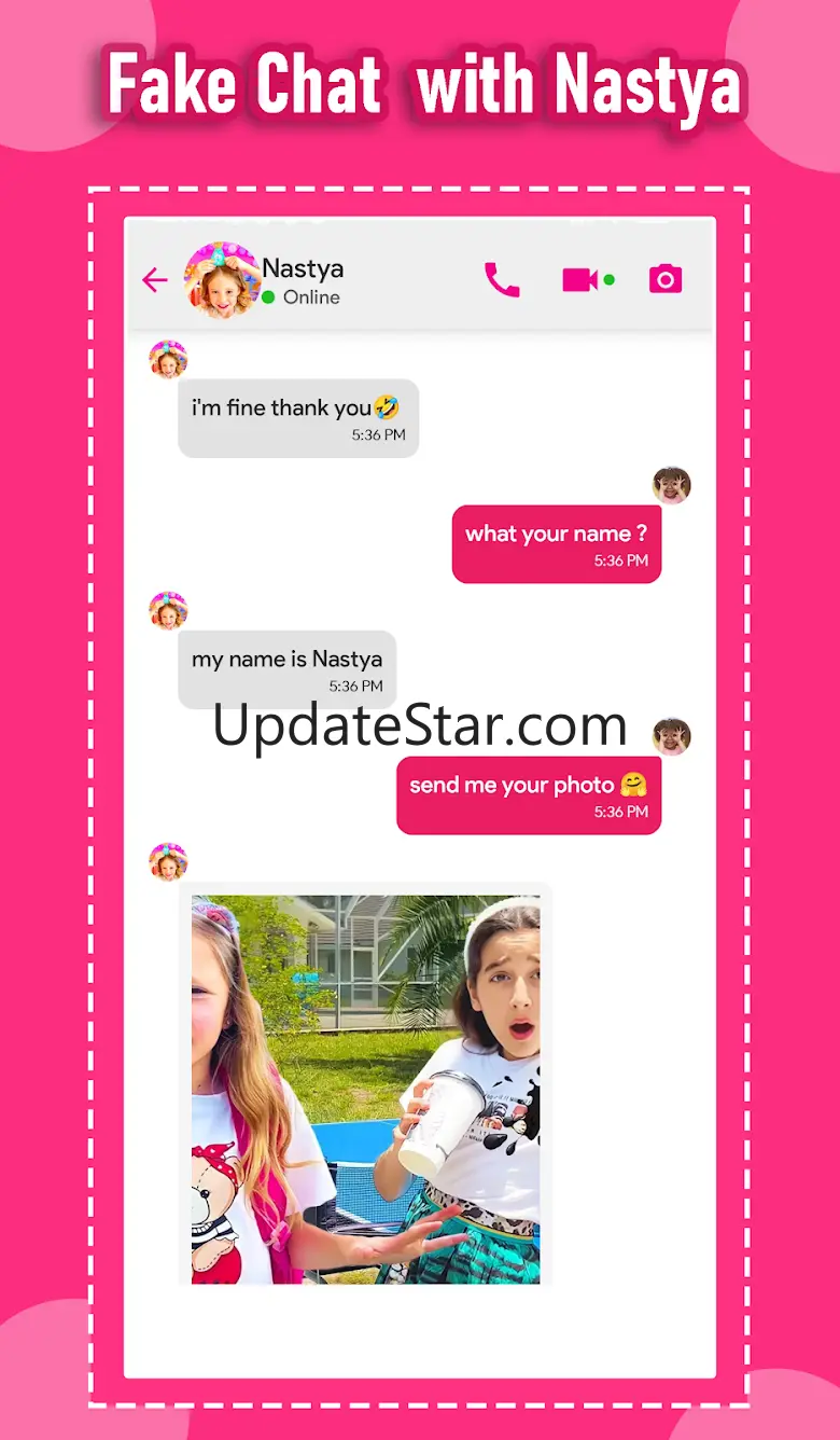 Nastya Like fake Video call 6.0