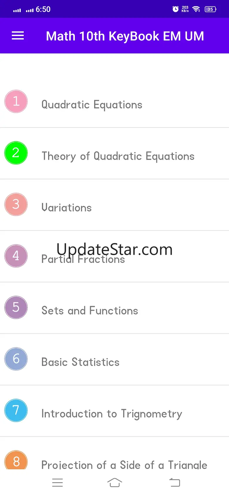 Math 10th Key Book EM and UM 1.1