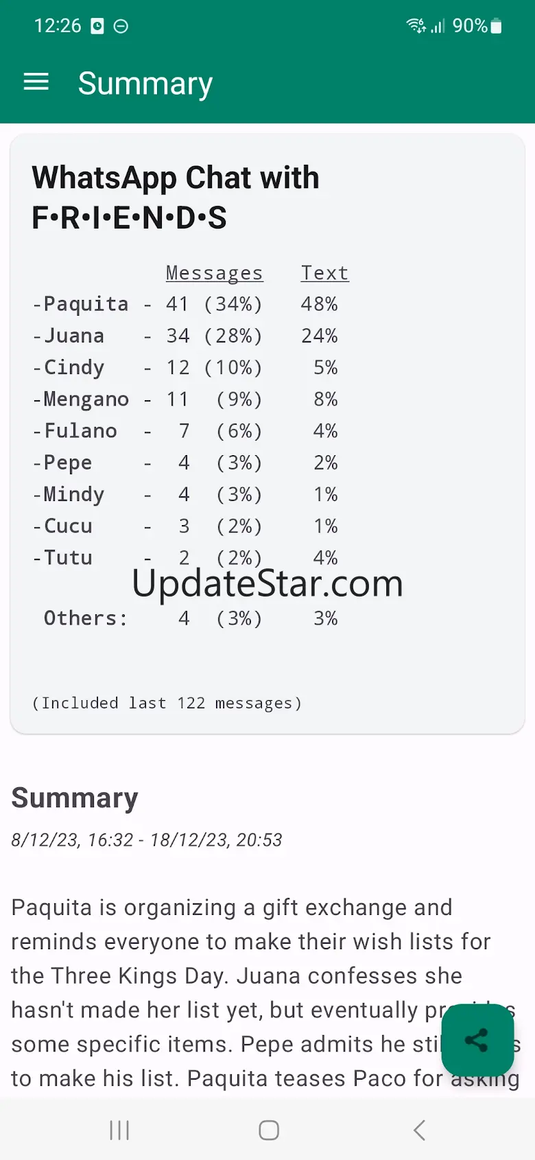 WhatSumup: Summarize chats 1.3.1