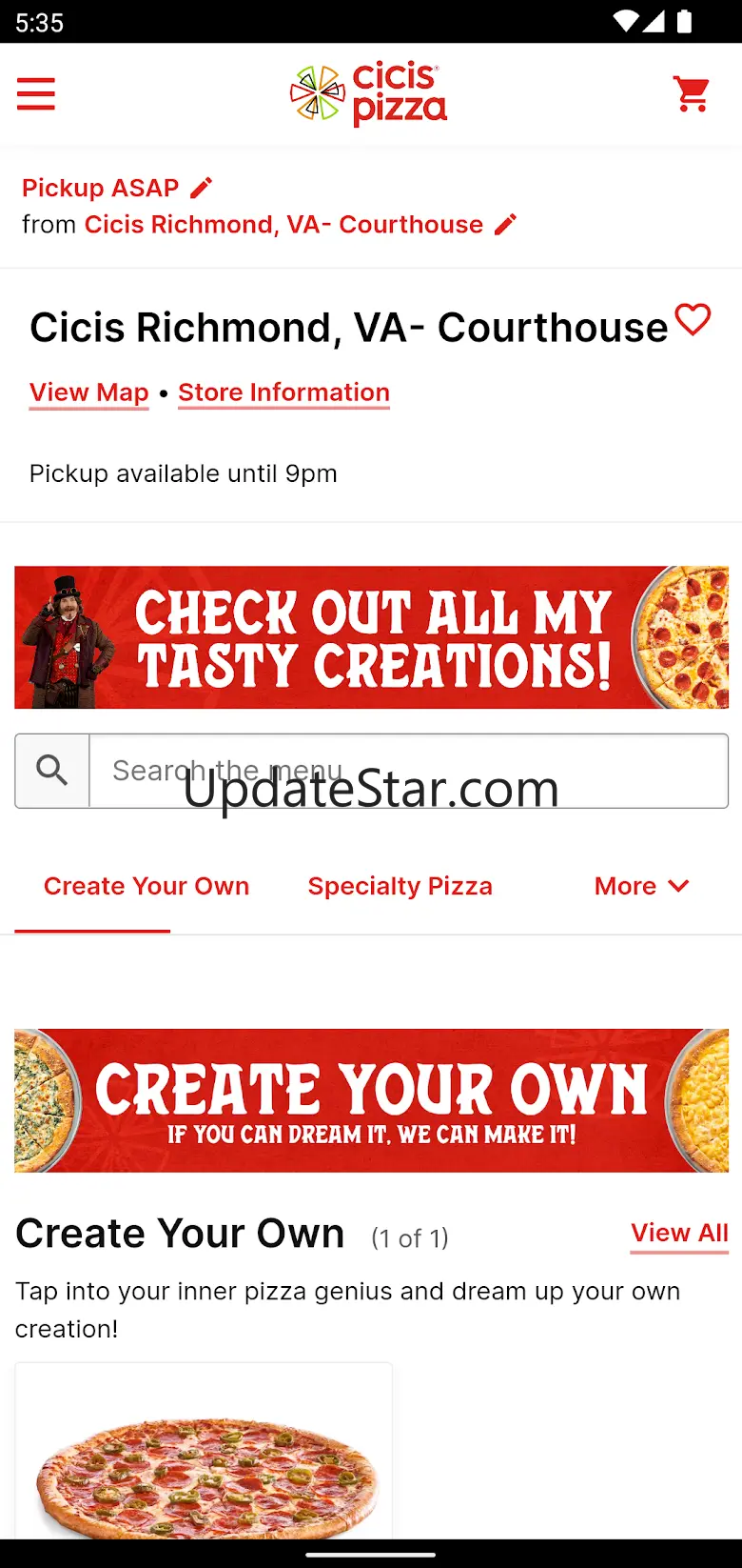 Cicis Pizza 5.2