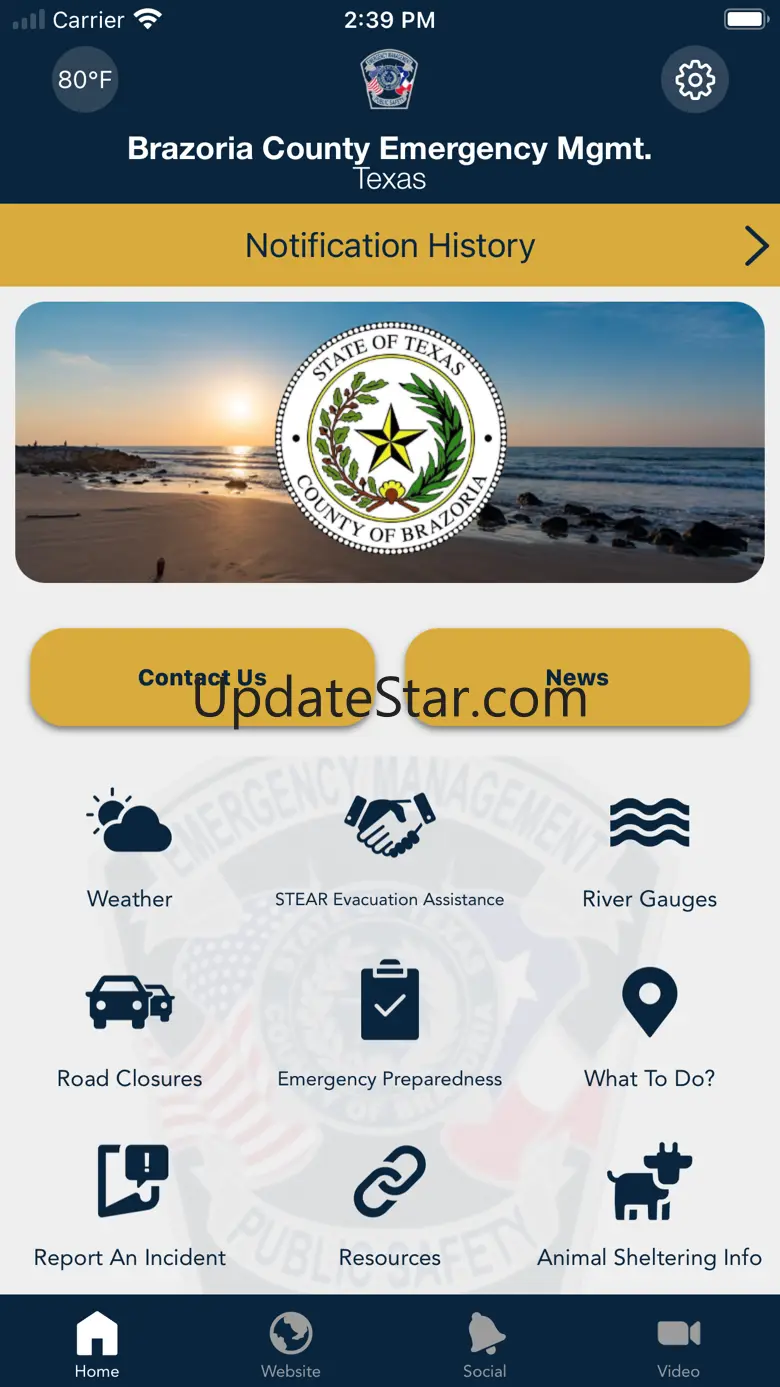 Brazoria County OEM 1.2.0