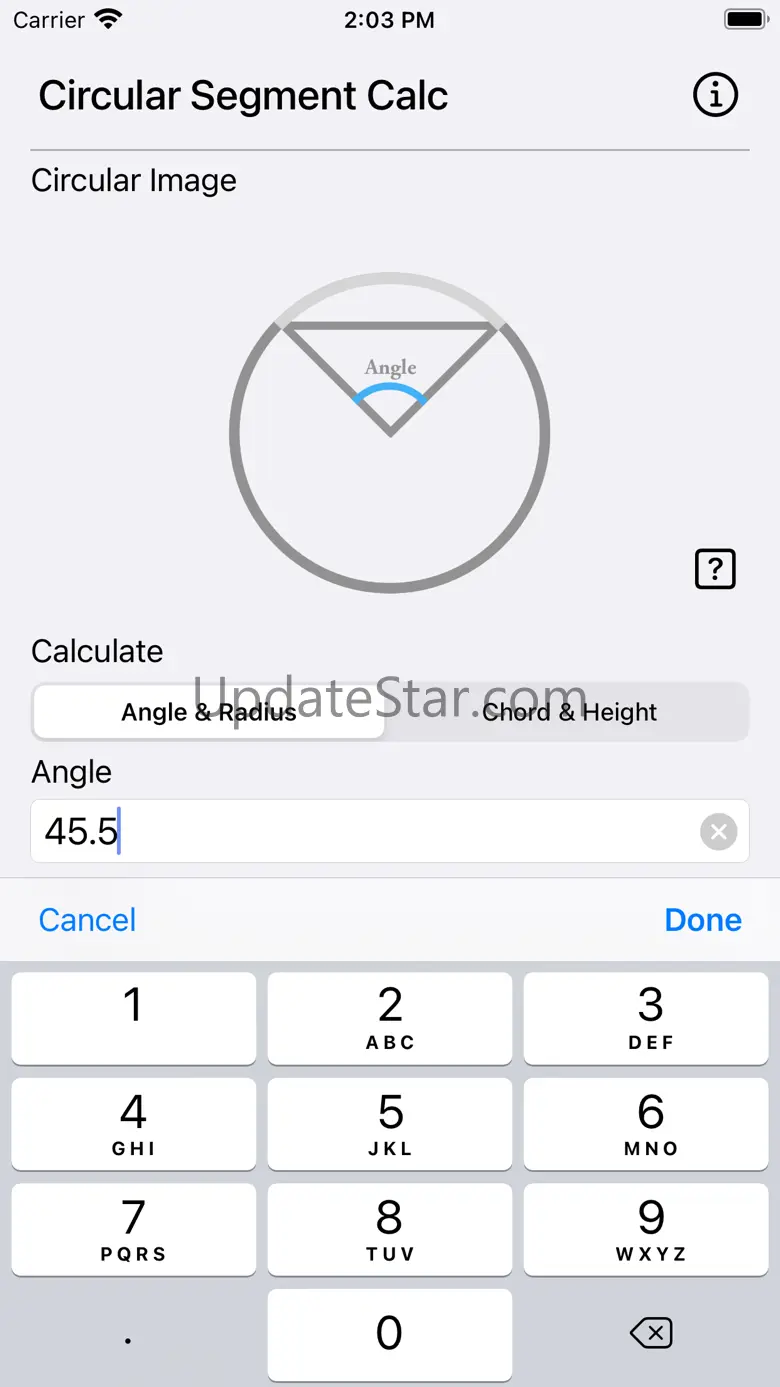 Circular Segment Calculator 1.0