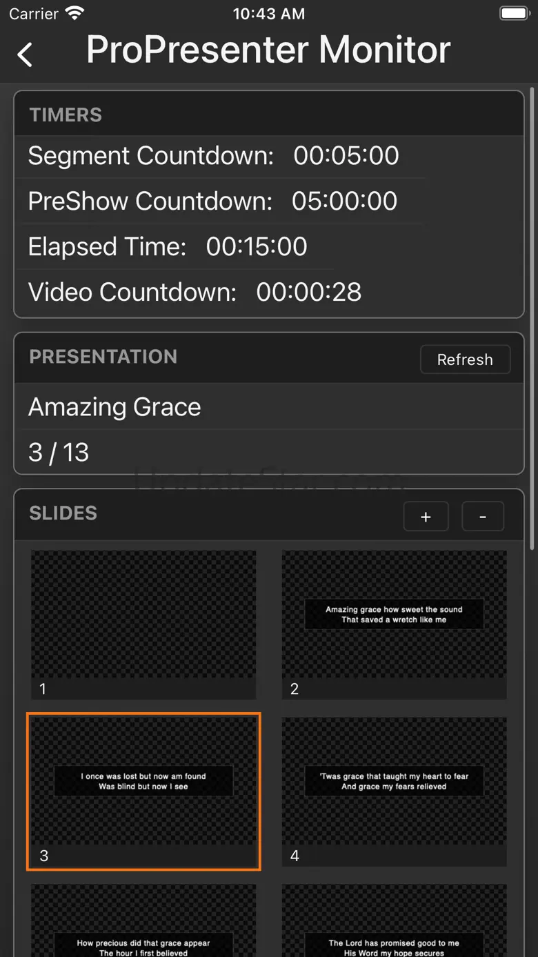 Presentation Monitor 1.0