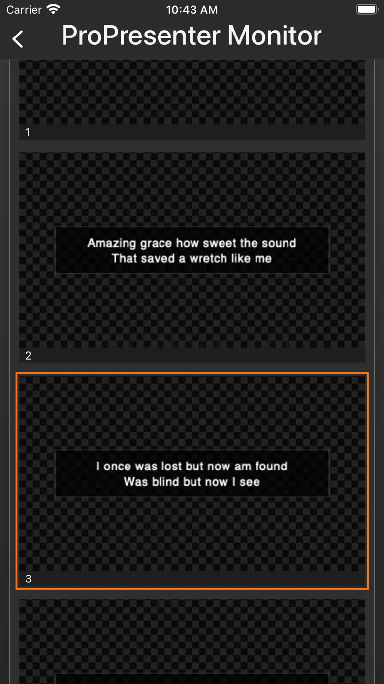 Presentation Monitor 1.0
