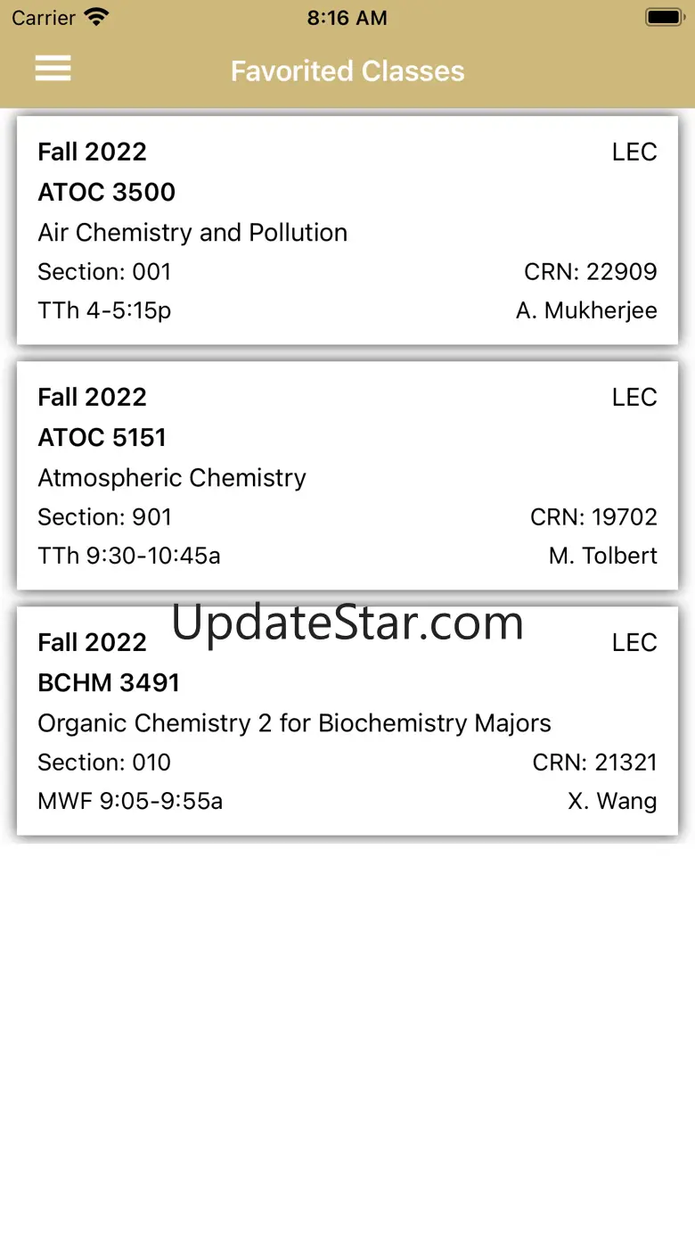 CU Boulder Class Search 13.1