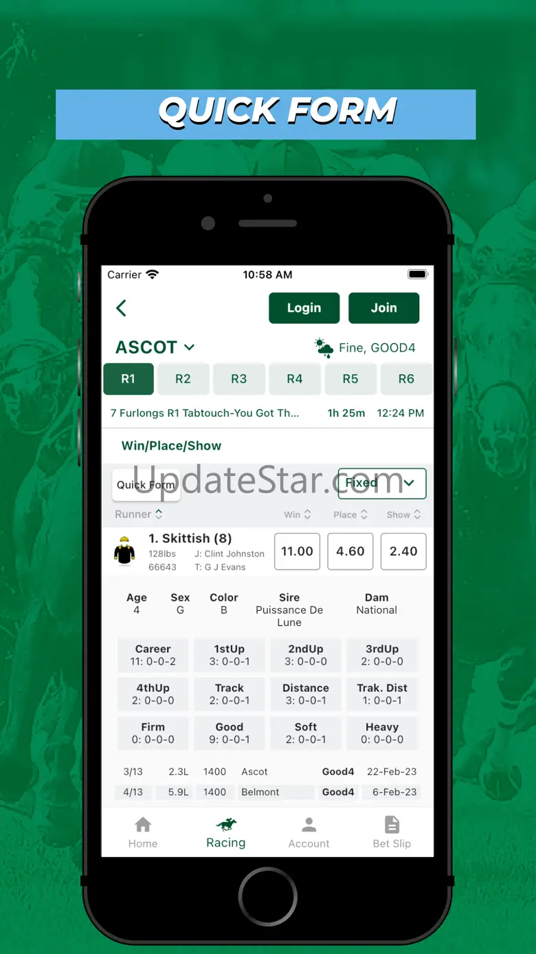 MonmouthBets - Horse Race Bets 2.0.24