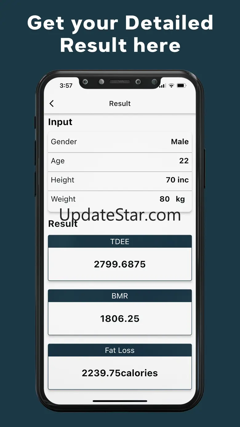 TDEE Calculator° 1.0.4