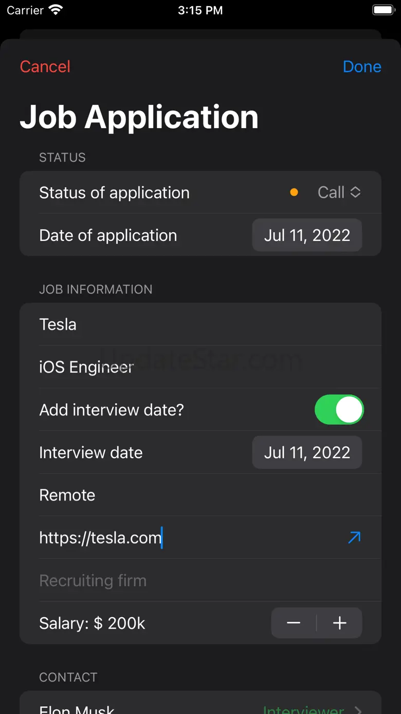 Logger - Track Job Application 1.0