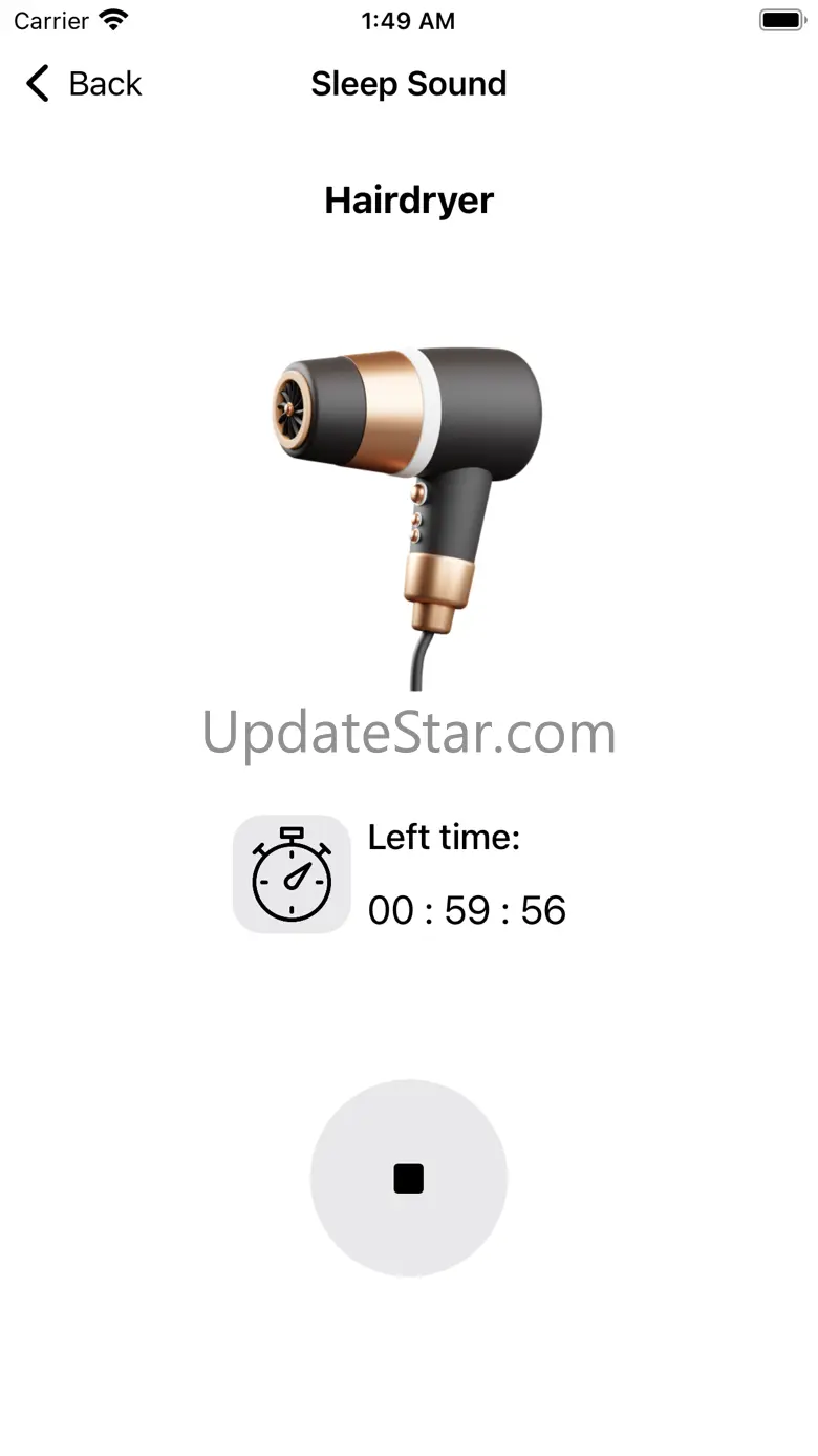 Baby Sleep Sounds Bedtime Fan 2.0