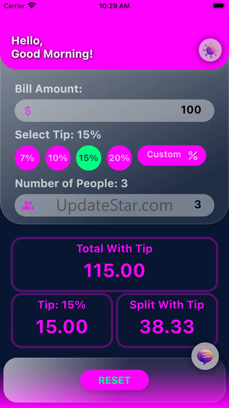 Tip And Split App 1.0