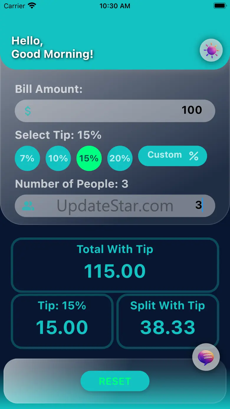 Tip And Split App 1.0