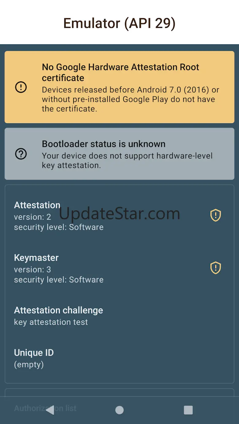 Key Attestation Demo 1.5.0