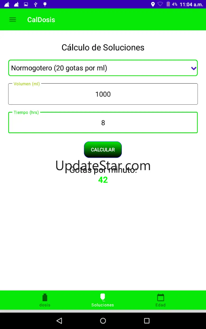 Calculadora de Dosis 6.0