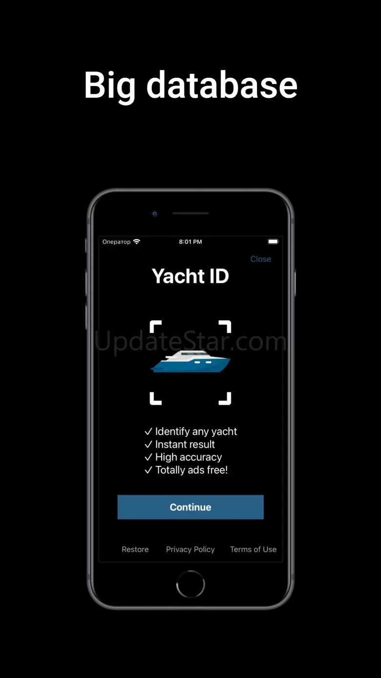 Yacht Identifier: Ship ID 1.0