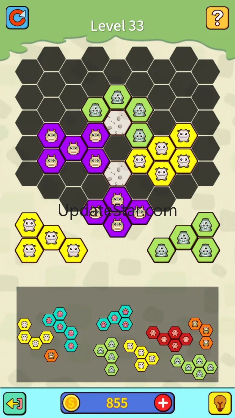 Hexa Block Puzzle - Hard level 1.0