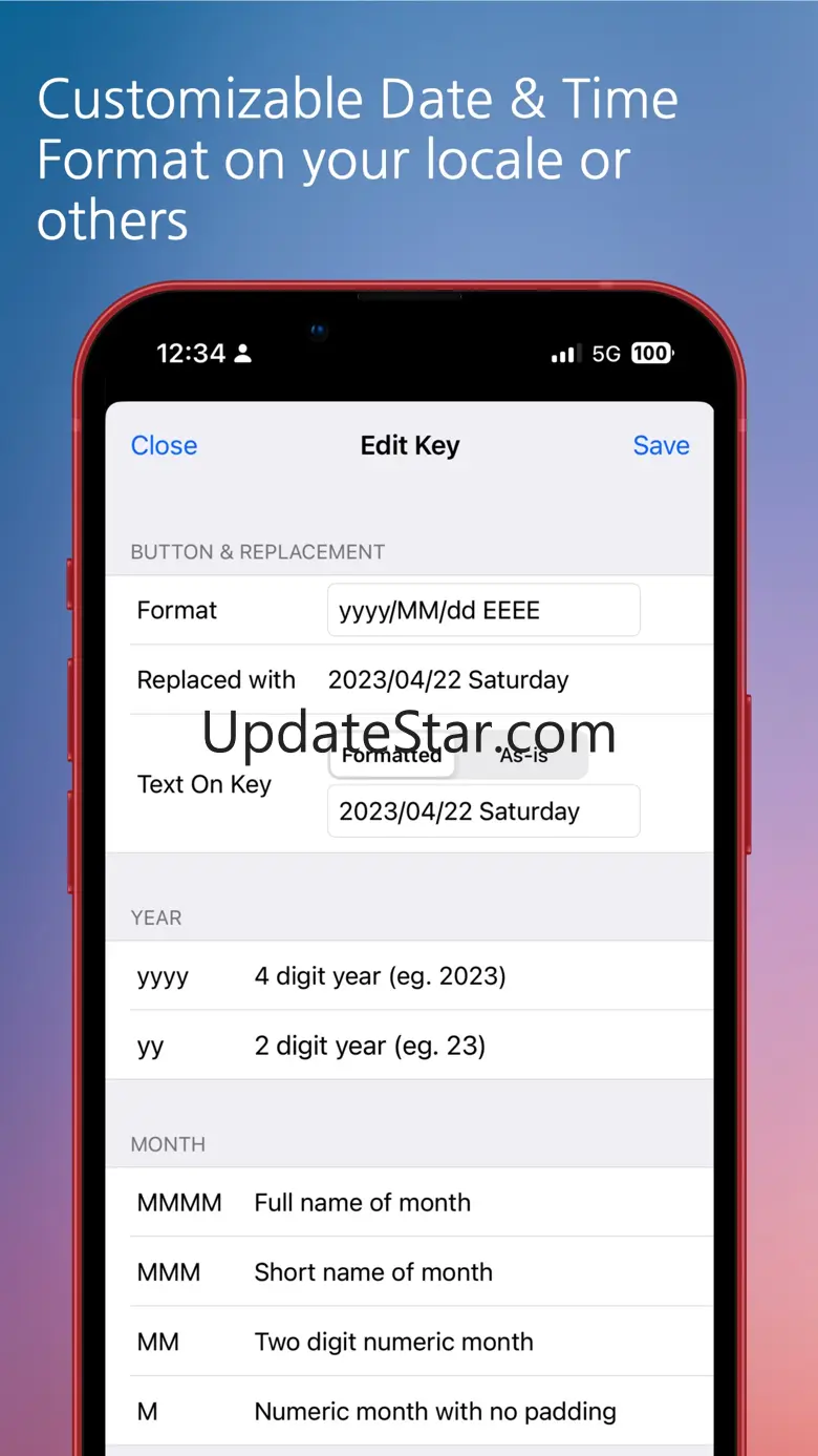 Date & Time Keyboard Pro 1.2.2