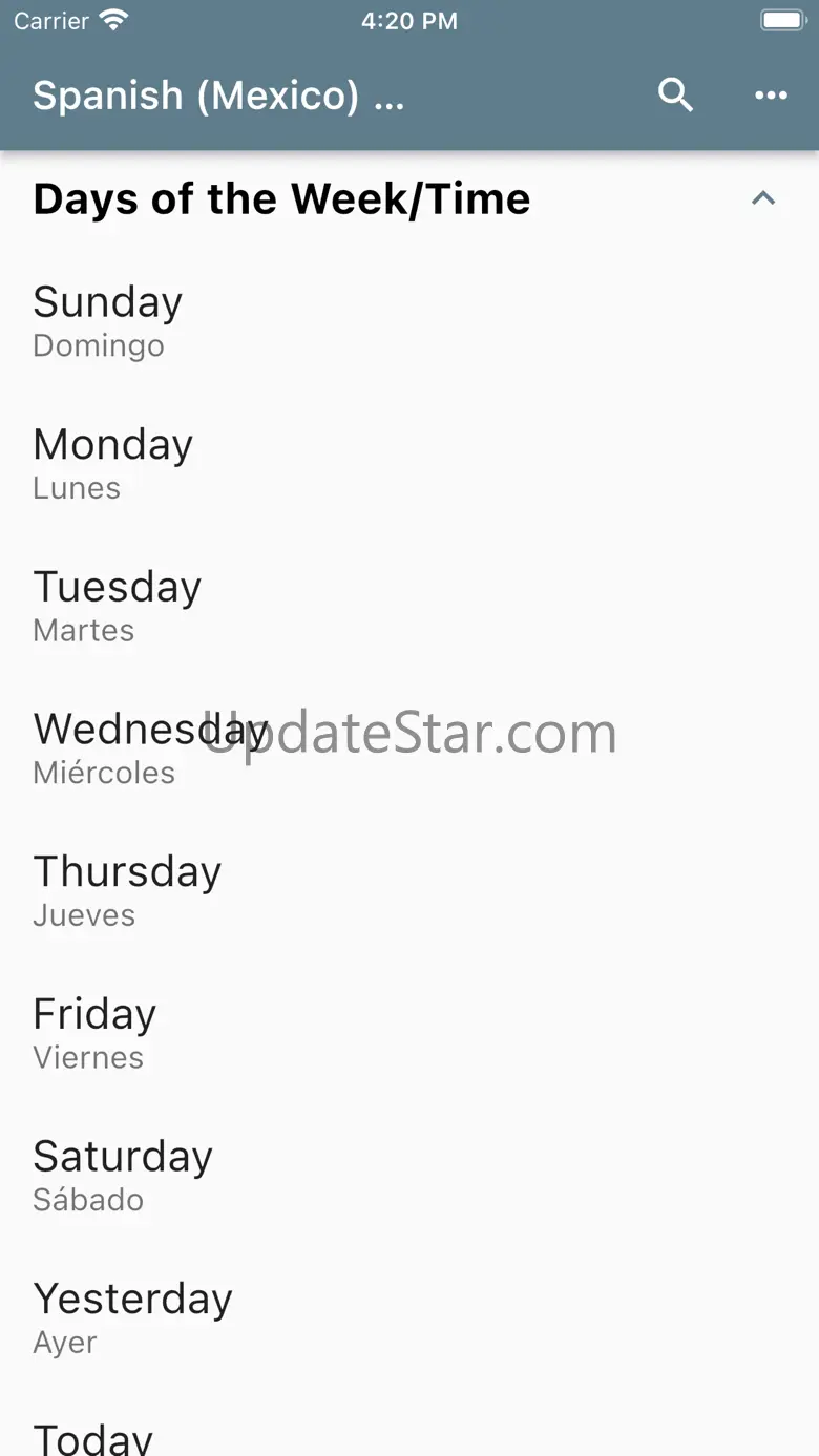 Spanish (Mexico) Phrasebook 1.2.0