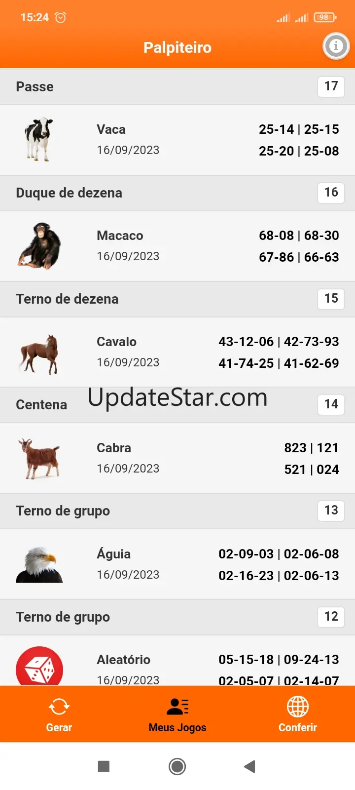 Palpite Jogo do Bicho 1.5.0