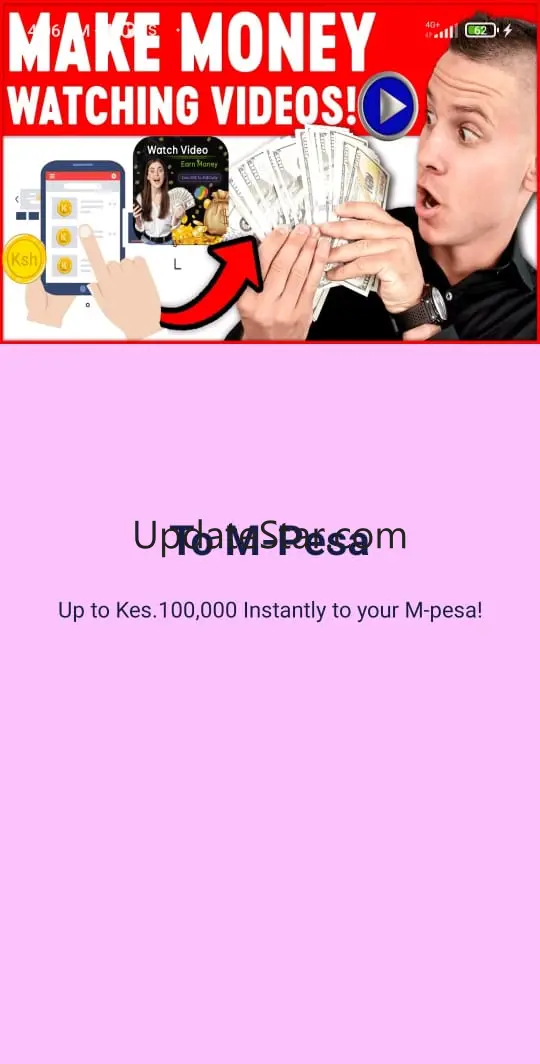 Watch Videos and Earn to Mpesa 3.0