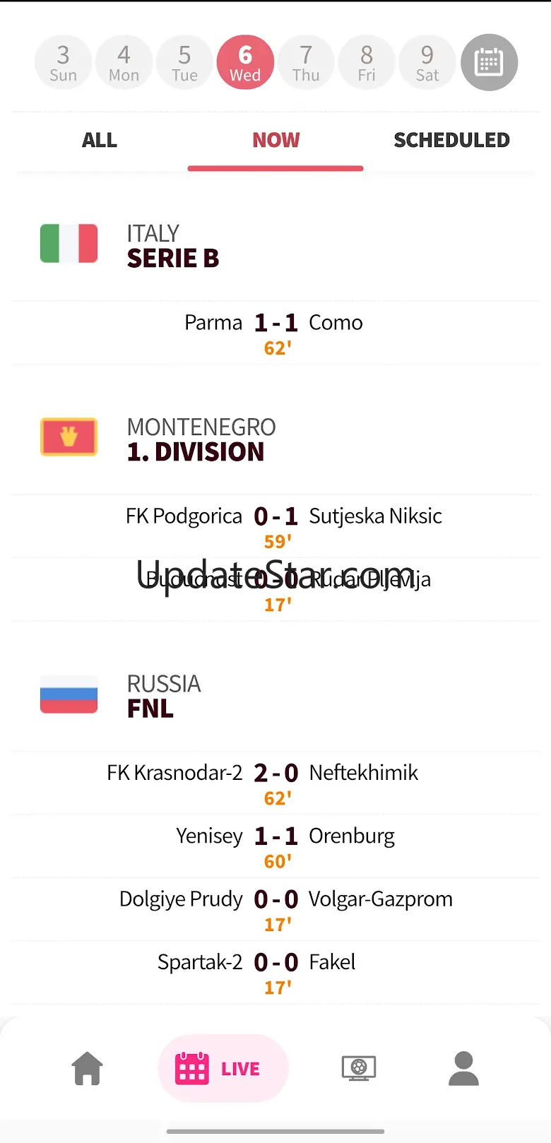 Live Football Score Updates 4.3
