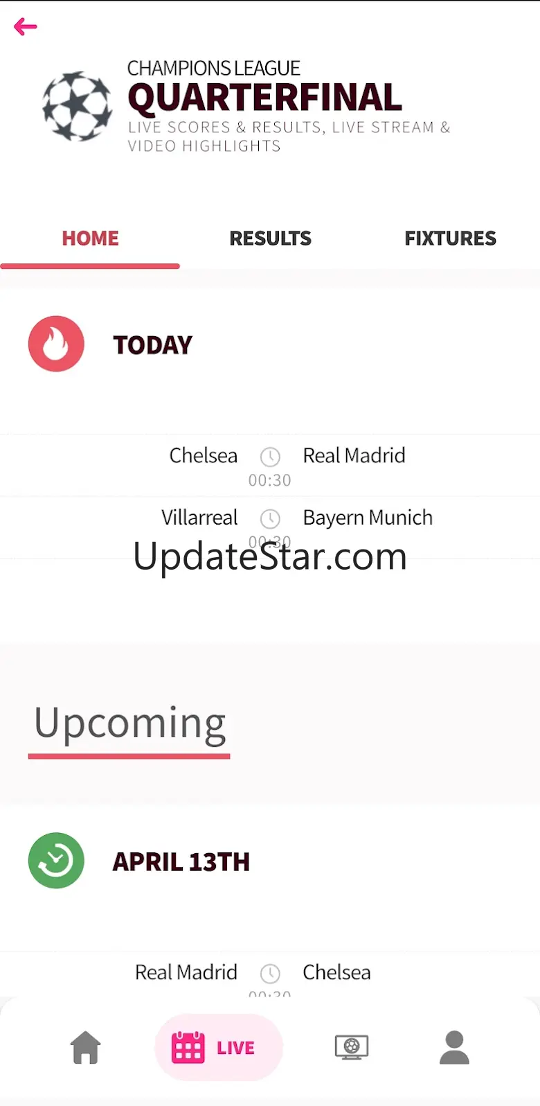 Live Football Score Updates 4.3