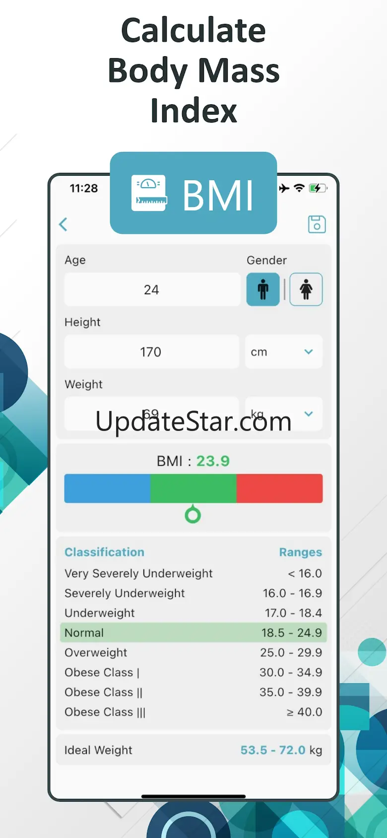 BMI Calculator Weight App 2.5