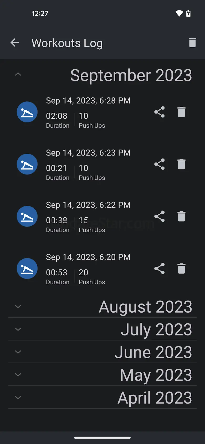 Push Ups Counter and Timer 2.1.1