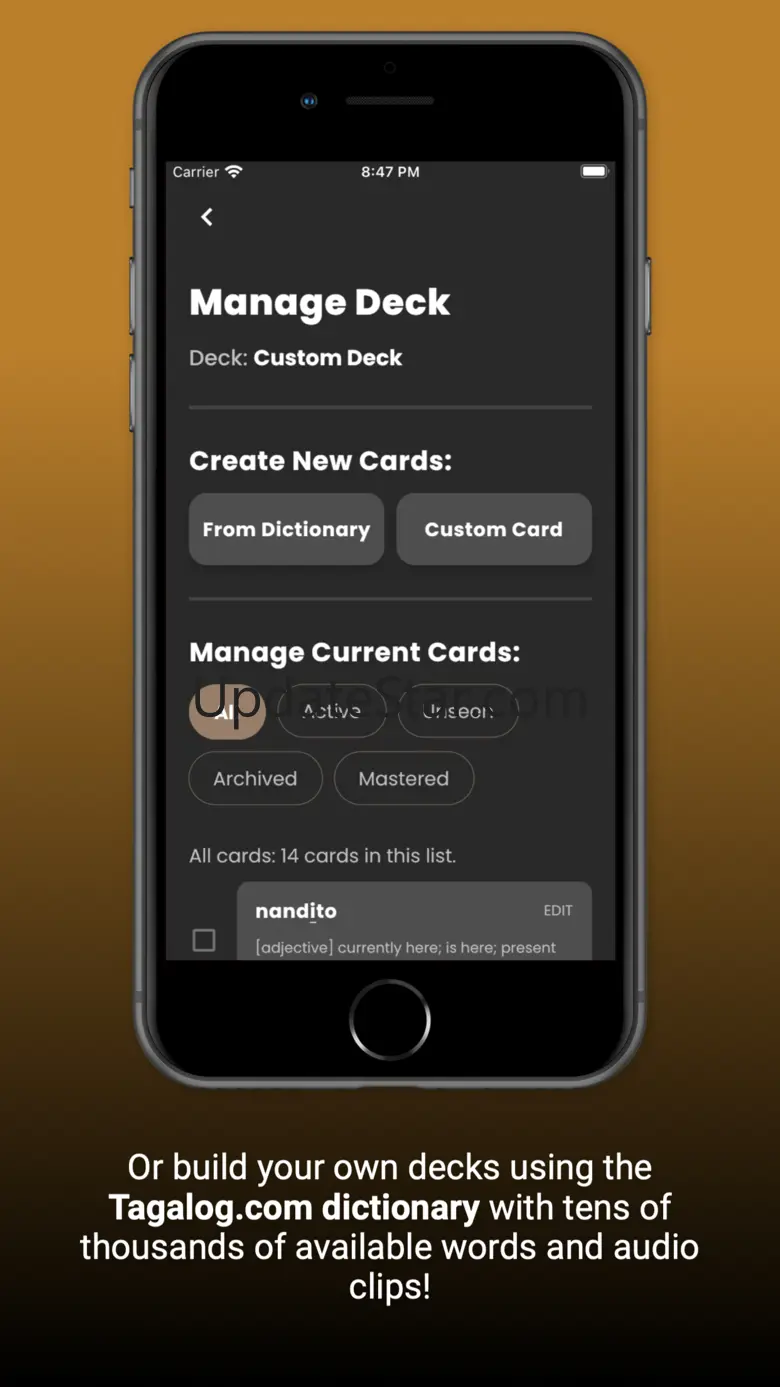 Tagalog Decks 1.4.5
