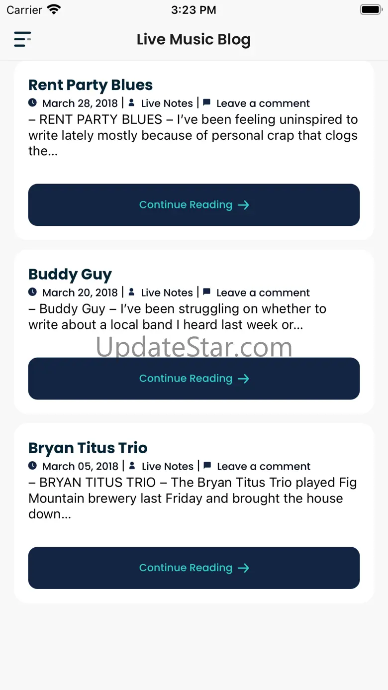 Live Notes - Santa Barbara 1.0