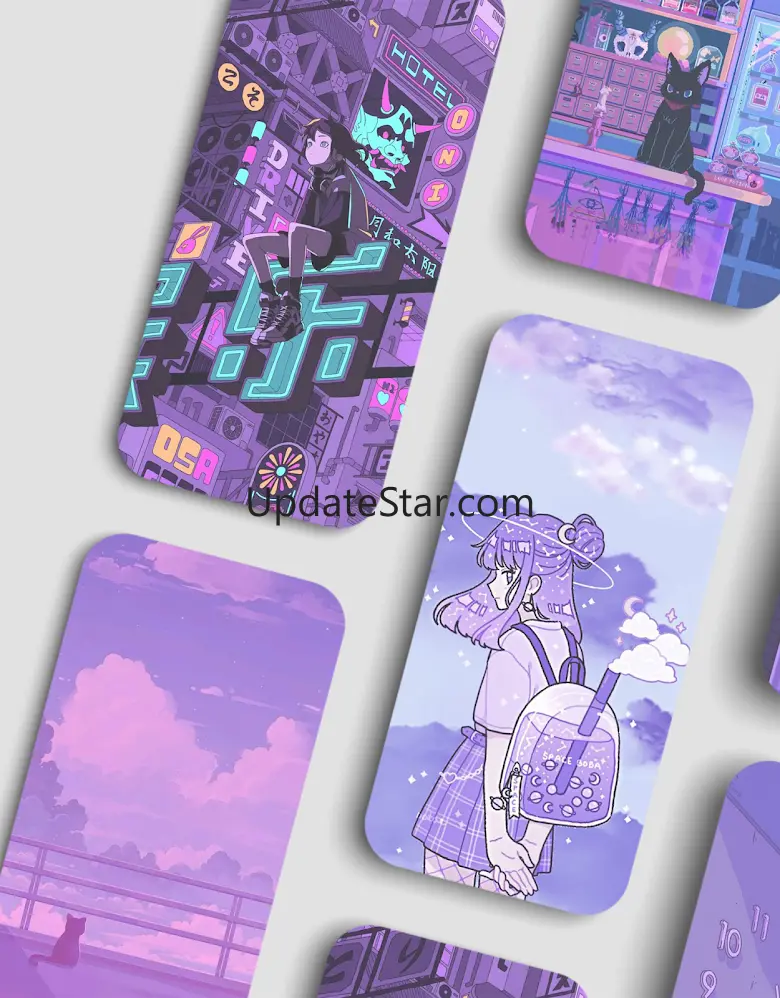 Purple aesthic wallpaper 1.0.1