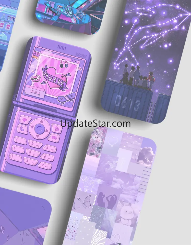 Purple aesthic wallpaper 1.0.1