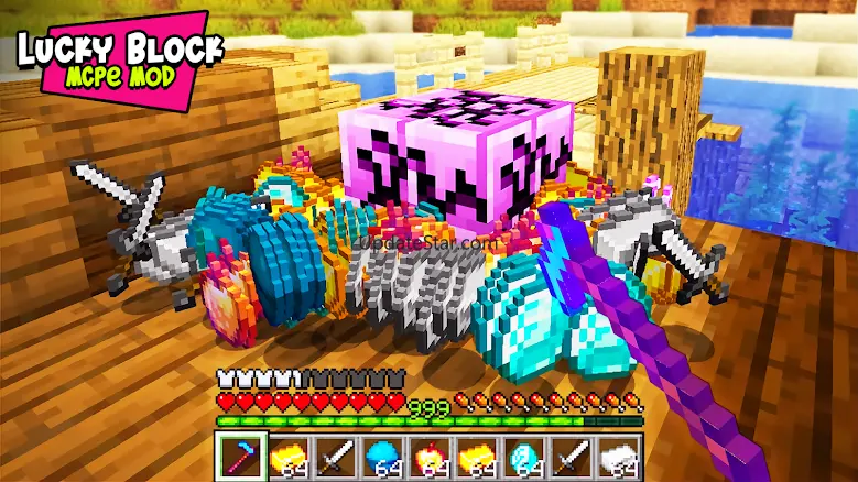 Lucky Block Minecraft Mod Map 1.3.4
